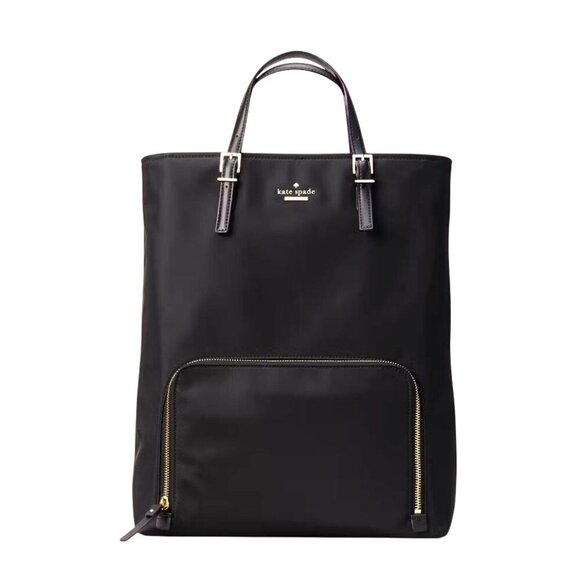 Kate Spade Laptop 3-Way Backpack Shoulder Bag Women's Black Everyday Business - Picture 1 of 13
